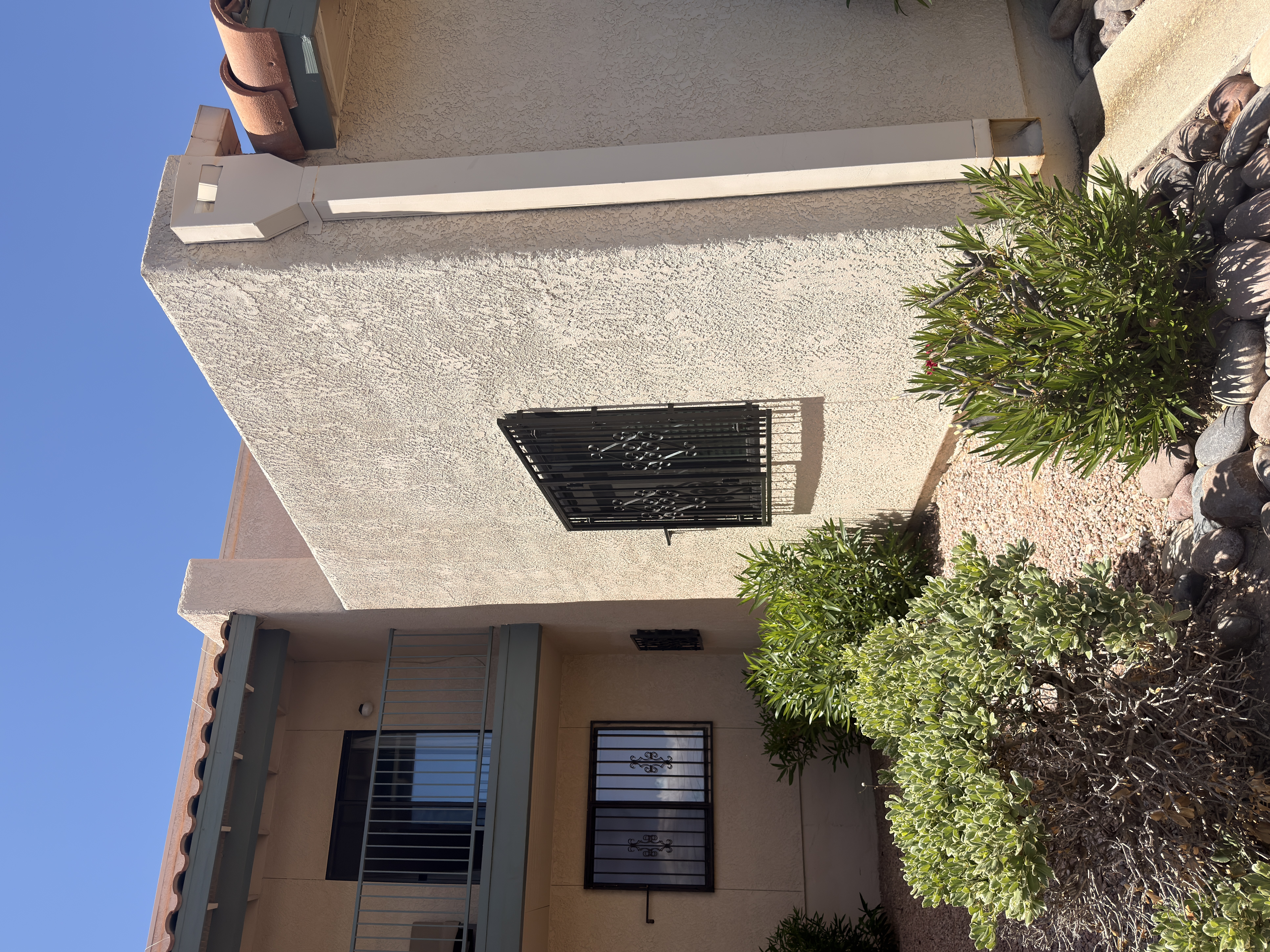 Side patio · southern exposure