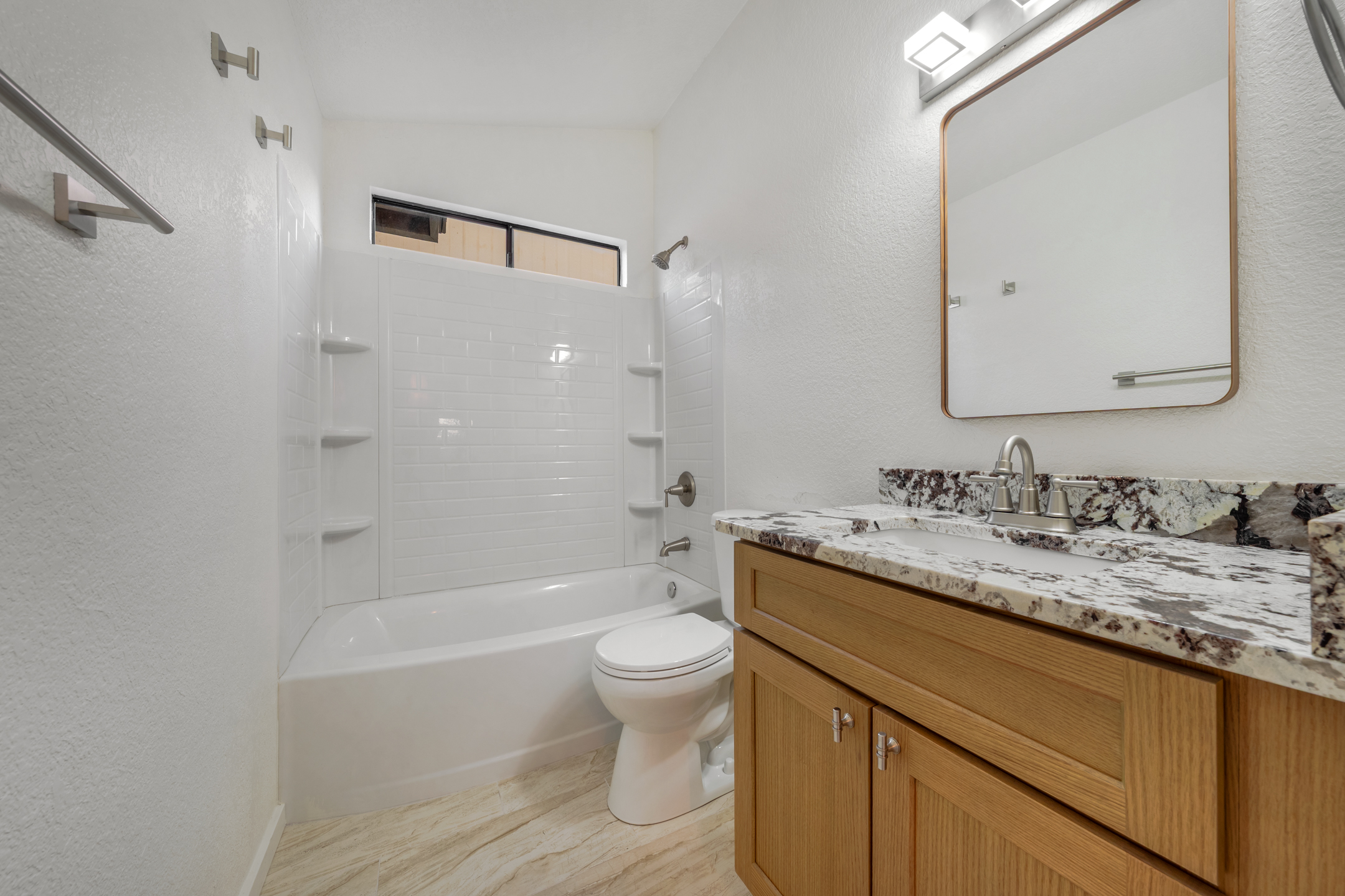 Primary bath · jetted tub + walk-in shower