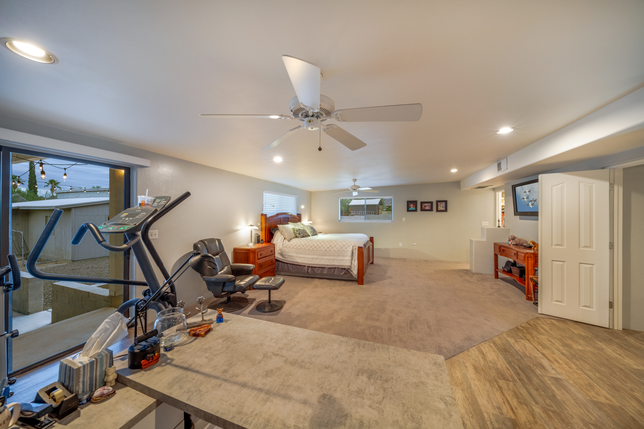 Primary suite · split plan