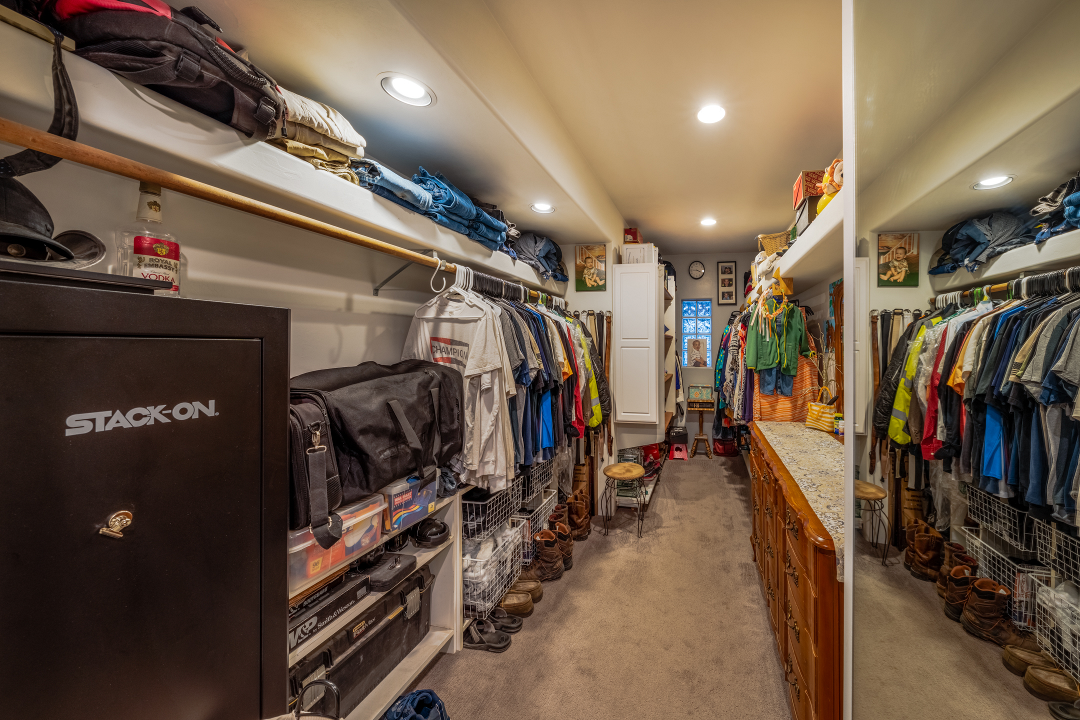 Primary walk-in closet